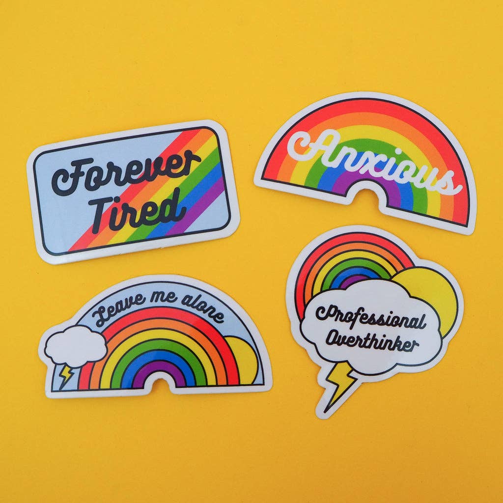 Anxious Vinyl Sticker