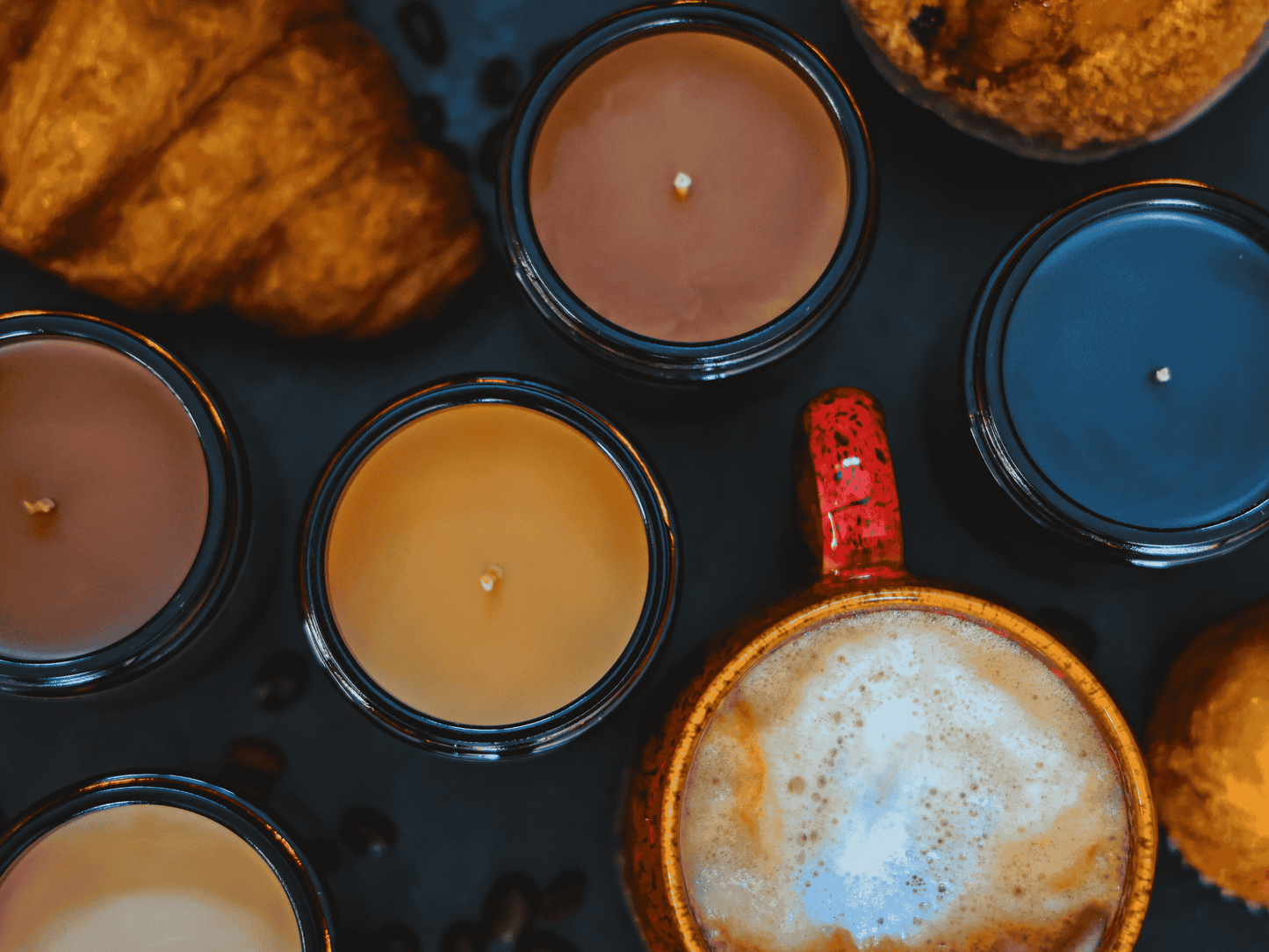 Chocolate Croissant Scented Soy Candle 130g