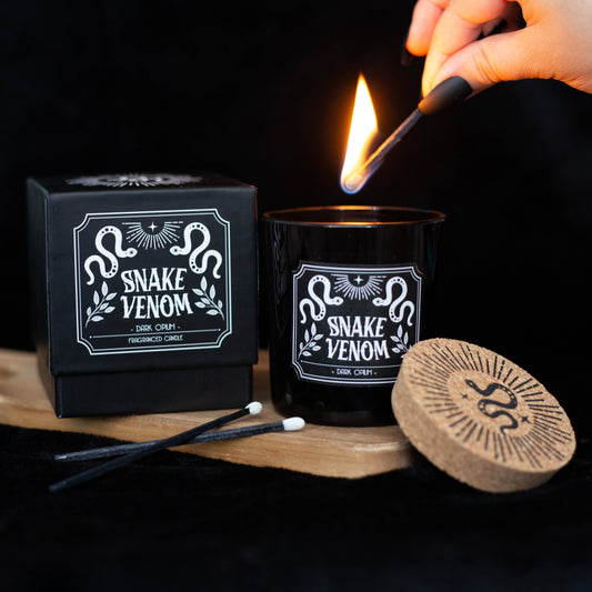Snake Venom Dark Opium Gothic Candle