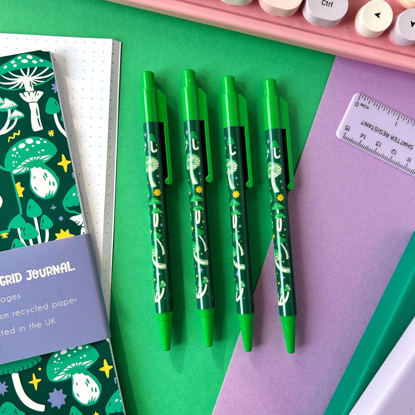 Green Mushroom Pen