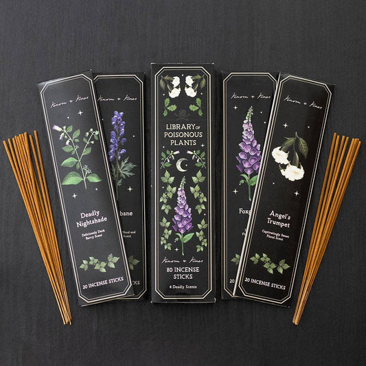 Poisonous Plants Gothic Botanical Incense Stick Collection