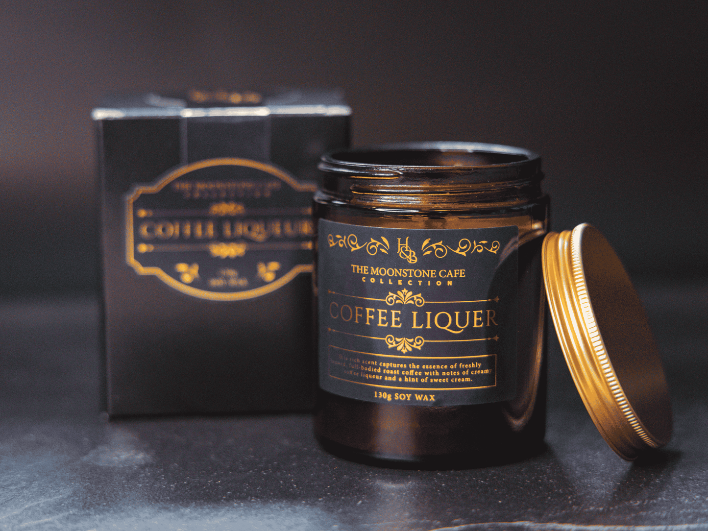 Coffee Liqueur Scented Soy Candle 130g