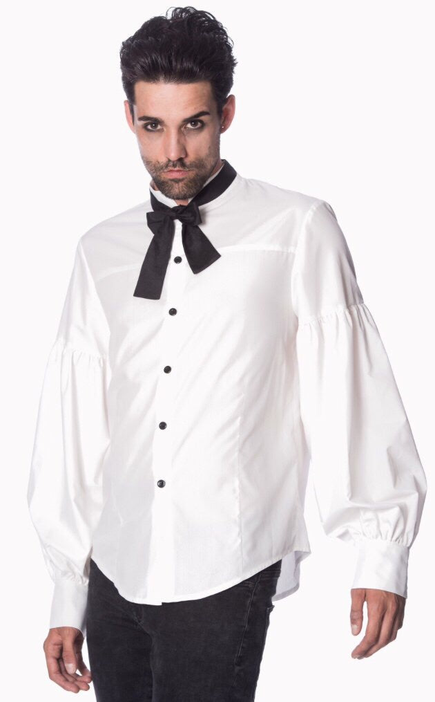 Vamp Shirt with detachable Tie