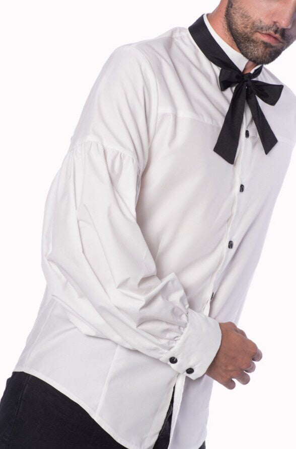 Vamp Shirt with detachable Tie