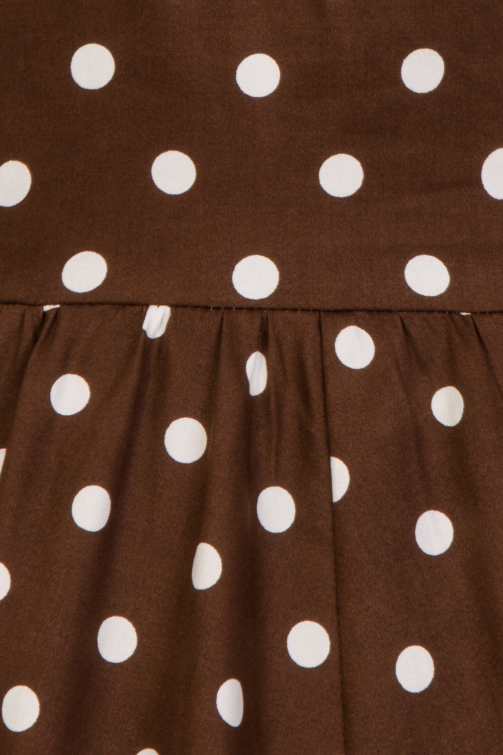 Children’s Brown Polkadot 40s/ 50s Dress