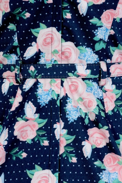 Hepburn Pretty Floral Swing Dress