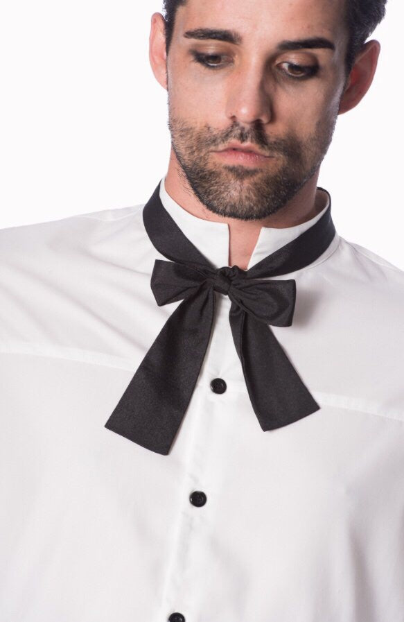 Vamp Shirt with detachable Tie