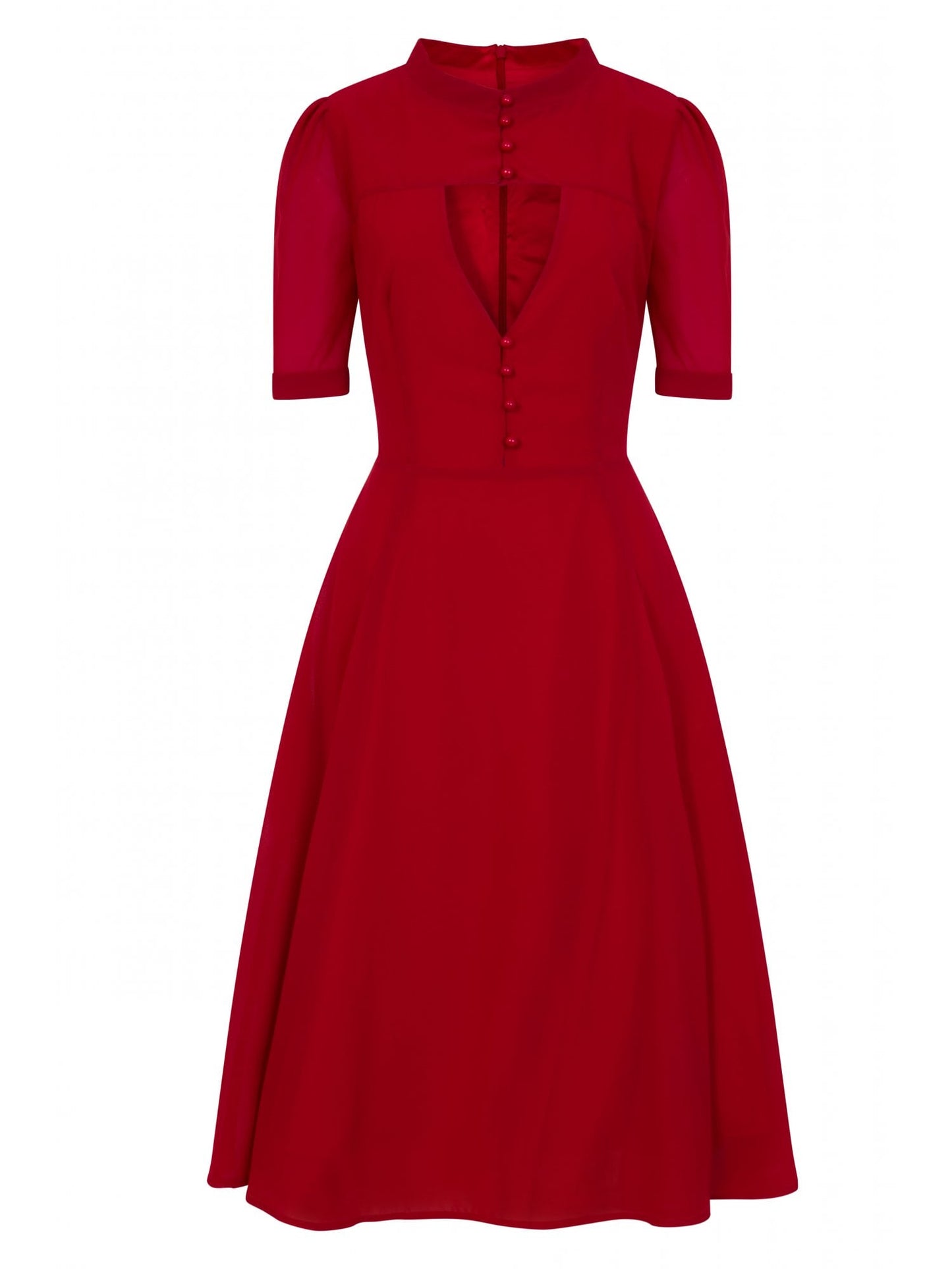 Collectif Shirley Red Swing Dress